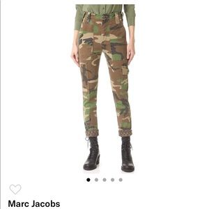 Marc Jacobs High Waist Camo Pants size 0 NWT